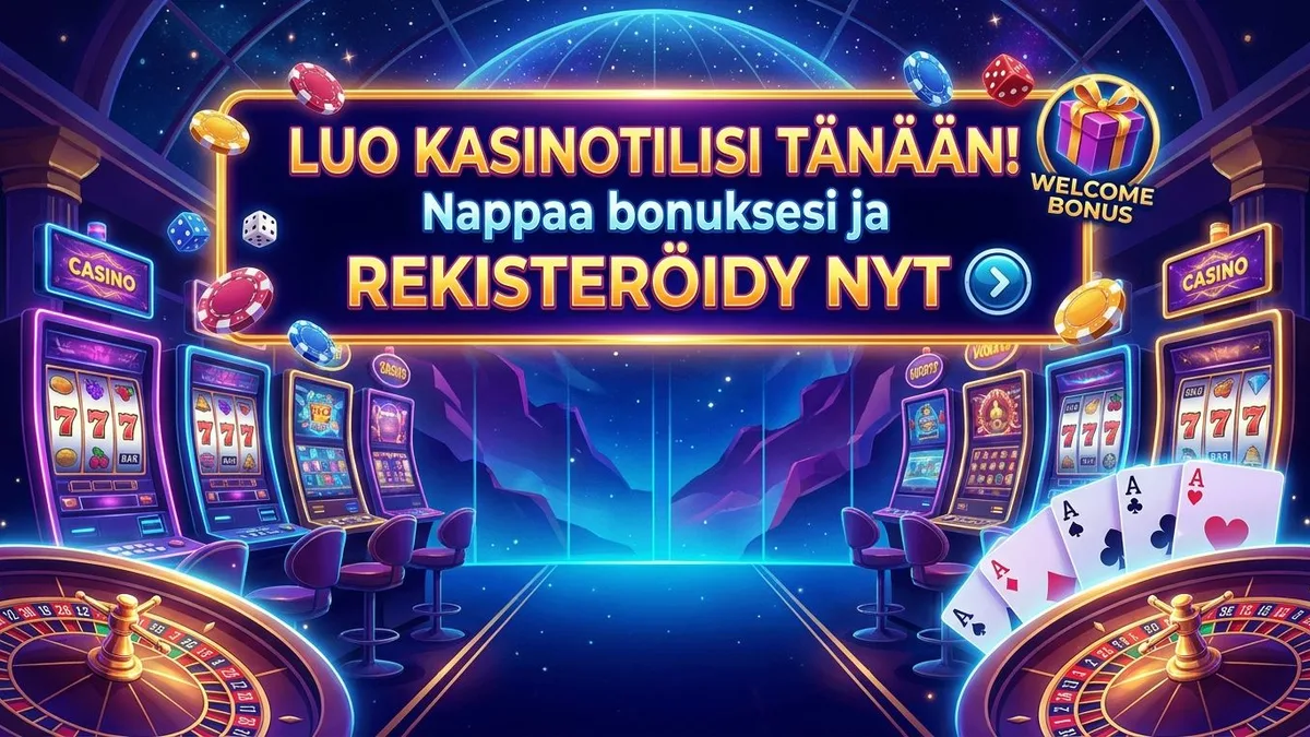 Rekisteröidy bonuksella